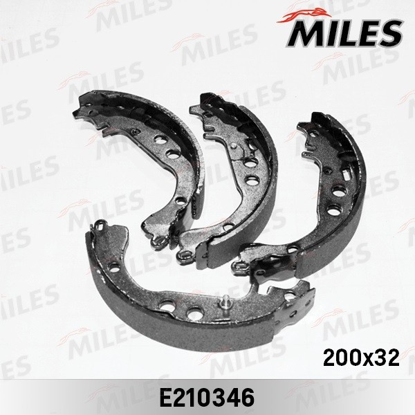 Колодки тормозные, барабанные TOYOTA YARIS Miles E210346