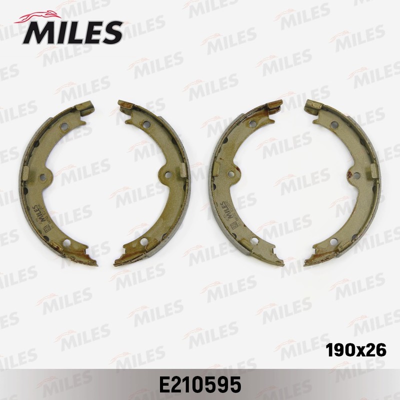 Колодки тормозные, барабанные LEXUS GS Miles E210595