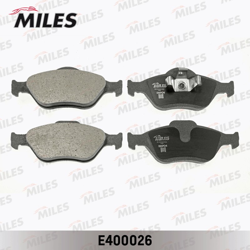 Колодки тормозные, дисковые FORD FIESTA Miles E400026