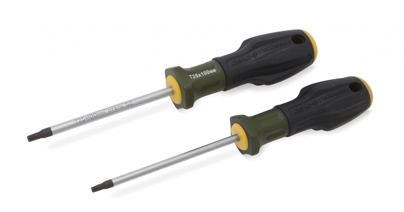 Отвертка TORX с отверстием Дело Техники 726010, T10х80 мм