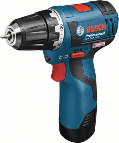 Дрель-шуруповерт аккумуляторная BOSCH GSR 10.8 V-EC/GSR 12V-20 Professional 06019D4000