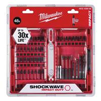 Набор ударных бит SHOCKWAVE Milwaukee 4932430906, 48 штук