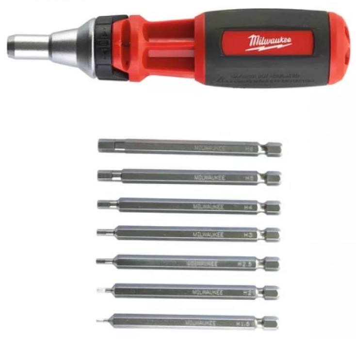 Многофункциональная отвертка MILWAUKEE 48229306 Hex с трещоткой (10 в 1)