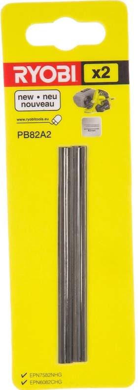 Нож для рубанков PB82A2 Ryobi 5132002597, 82 мм, 2 штуки