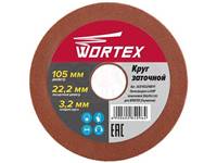 Круг заточной 105х3.2 х22,2 мм WORTEX GCD103210011