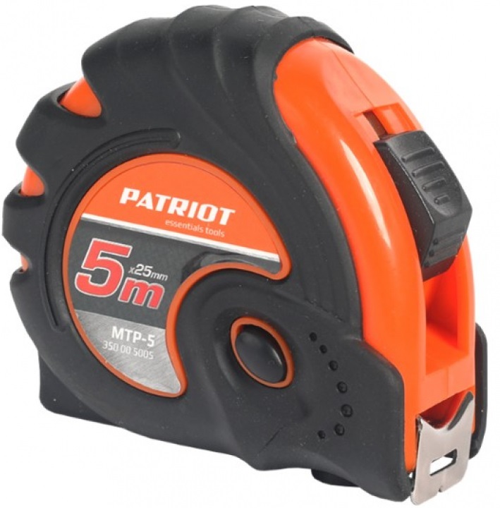 Рулетка PATRIOT MTP-5 350005005 ударопрочный корпус (5 м)