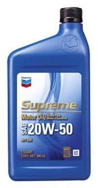 Моторное масло Chevron 220060721 Supreme Motor Oil 20W-50 0.946 л