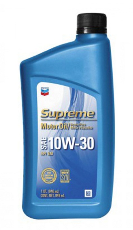 Моторное масло Chevron 220155721 Supreme Motor Oil 10W-30 0.946 л