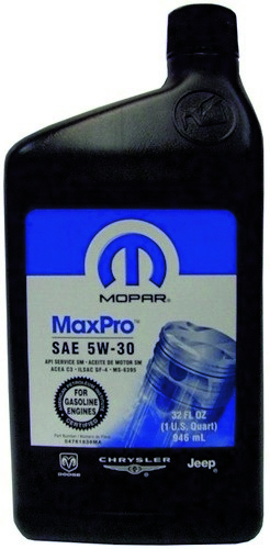 Моторное масло Chrysler 04761 838AB MaxPro 5W-30 0.946 л