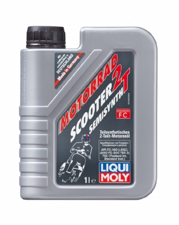 Моторное масло Liqui Moly 1621 Racing Scooter 2T Semisynth  1 л