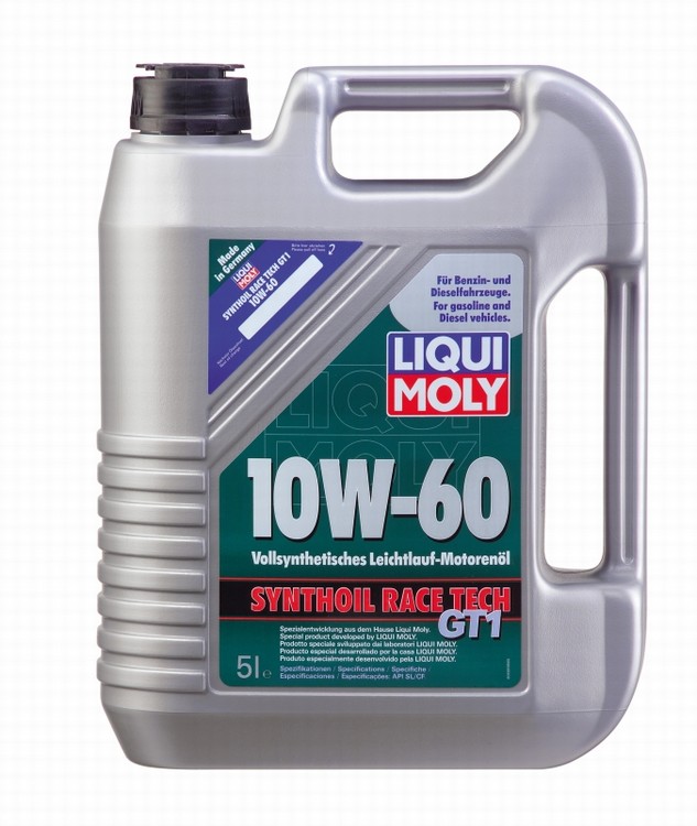 Моторное масло Liqui Moly 1944 SYNTHOIL RACE TECH GT 1 10W-60 5 л