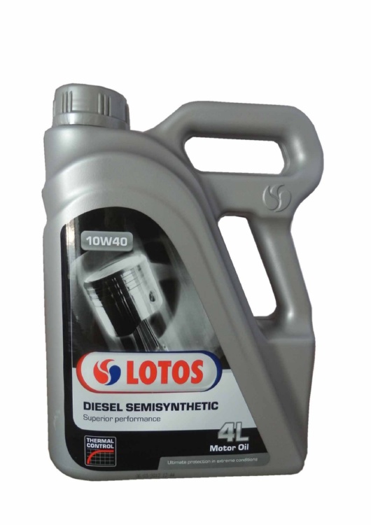 Моторное масло Lotos WF-K400N40-0H0 DIESEL SEMISYNTHETIC CF 10W-40 4 л