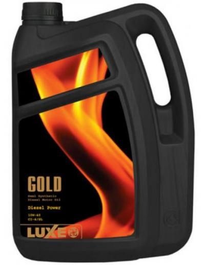 Моторное масло Luxe 129 GOLD Diesel Power 10W-40 10 л