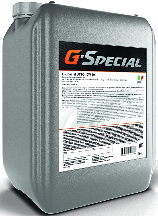 Трансмиссионное масло G-special 4630002597909 UТТО 10W-30 20 л