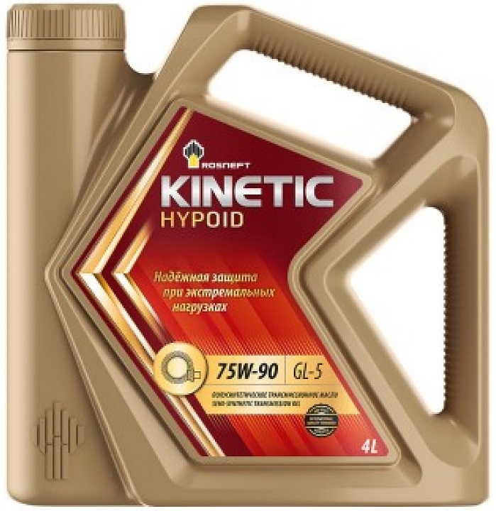 Трансмиссионное масло Роснефть 40816142 Kinetic Hypoid 75W-90 4 л