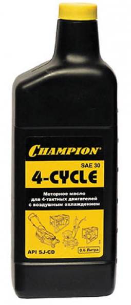 Масло для 4-тактных двигателей минеральное CHAMPION SAE-30 0.6 л (952809)