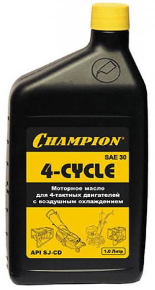 Масло для 4-тактных двигателей минеральное CHAMPION SAE-30 1 л (952810)