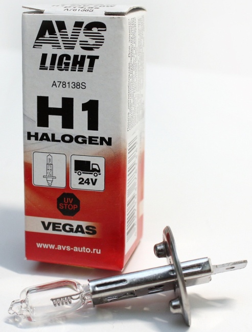 Лампа галогенная AVS Vegas H1, 24V, 70W