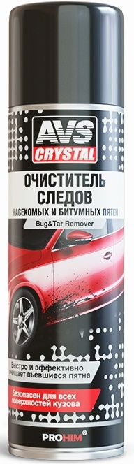 Очиститель следов насекомых и битумных пятен (аэрозоль) AVS AVK-027 (335 мл)