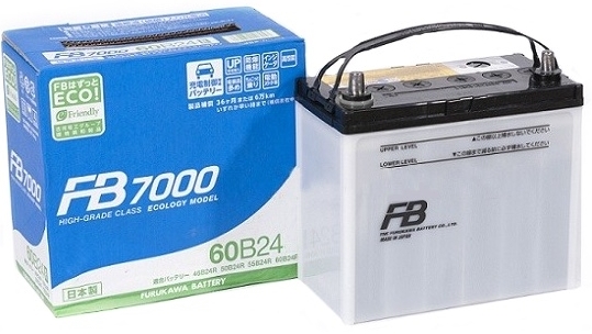 Аккумулятор FURUKAWA BATTERY FB7000 60B24L (12В, 48А/ч)