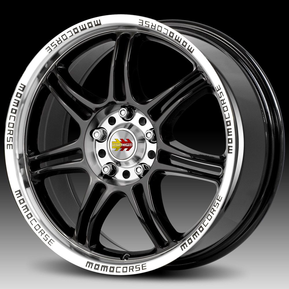 Диск колесный литой MOMO CORSE 7,0/R16 5x112 ET35 D72,3 Glossy Black-Polished