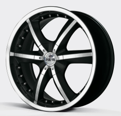 Диск колесный Antera 389 9.5/R20 5x150 ET35 D110.1 Racing Black Lip Polished