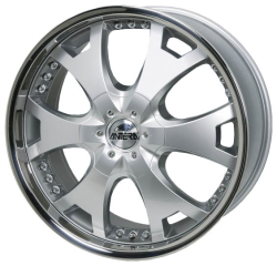 Диск колесный Antera 361 9.5/R20 5x112 ET55 D66.6 Silver Lip Polished