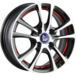 Диск колесный YST X-3 6.5/R16 5x105 ET39 D56.6 BKFRSI