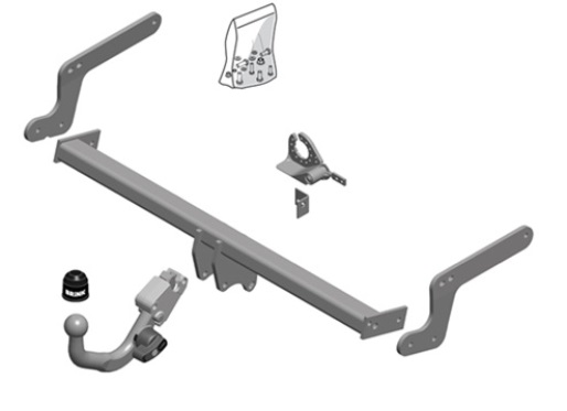 Фаркоп Brink (Thule) тип BMA для Renault Duster 4x2, 4x4 2018-2020