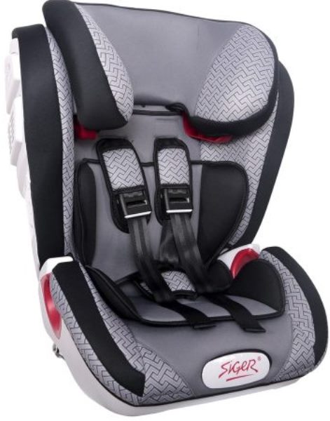 Детское автокресло Siger Индиго ISOFIX, серый