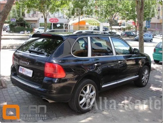 Рейлинги продольные Can Otomotiv для Porsche Cayenne I 2007-2010 СЕРЕБРИСТЫЕ