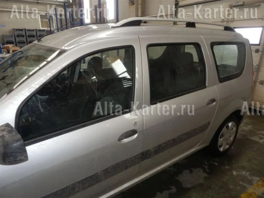 Рейлинги продольные Can Otomotiv для Lada Largus 2012-2020 СЕРЕБРИСТЫЕ