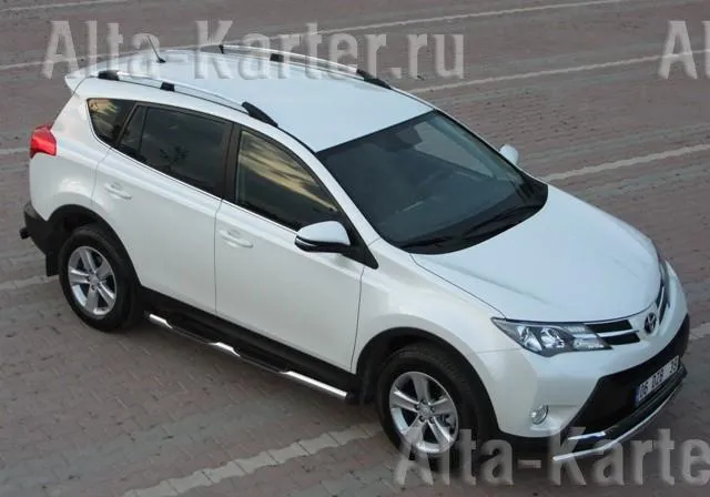 Рейлинги Voyager для Toyota RAV4 IV 2013-2019 СЕРЕБРИСТЫЕ