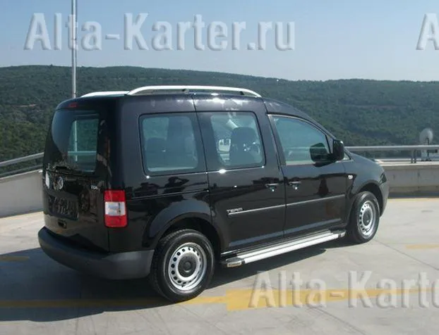 Рейлинги продольные Can Otomotiv для Volkswagen Caddy III Maxi 2007-2010 СЕРЕБРИСТЫЕ