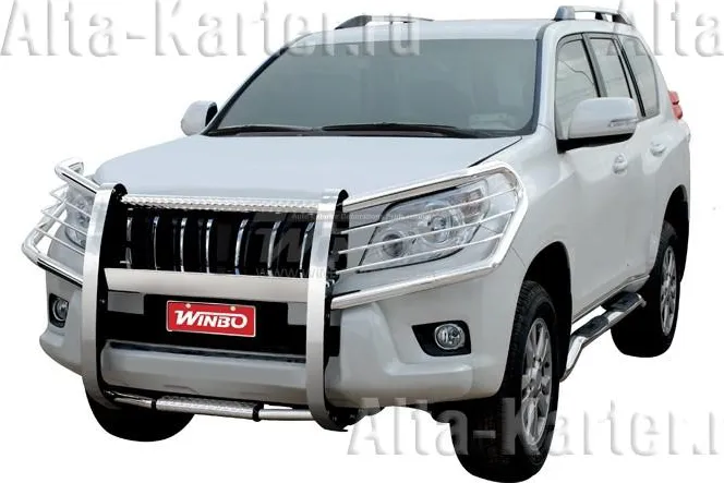 Рейлинги продольные Winbo OE Style для Toyota Land Cruiser Prado 150 2009-2020 СЕРЕБРИСТЫЕ