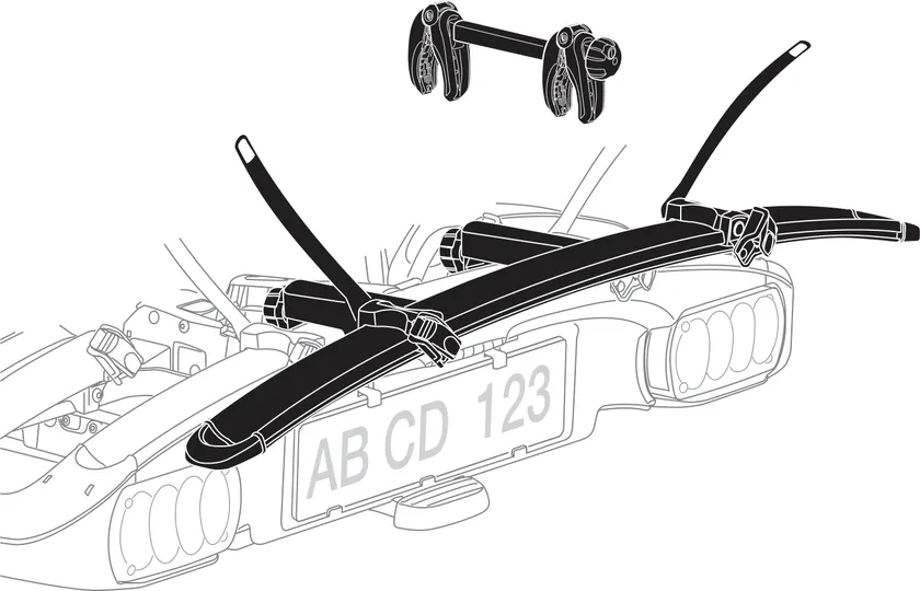 Адаптер Thule для допонительного велосипеда для багажника EuroClassic G5 и G6