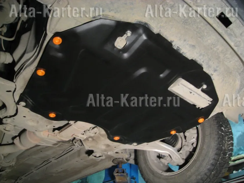 Защита алюминиевая Alfeco для картера и КПП Nissan Murano Z51 2009-2015