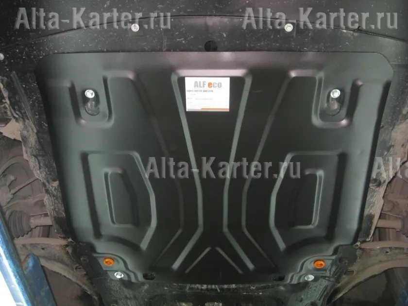 Защита алюминиевая Alfeco для картера и КПП Nissan Qashqai II J11 2014-2020