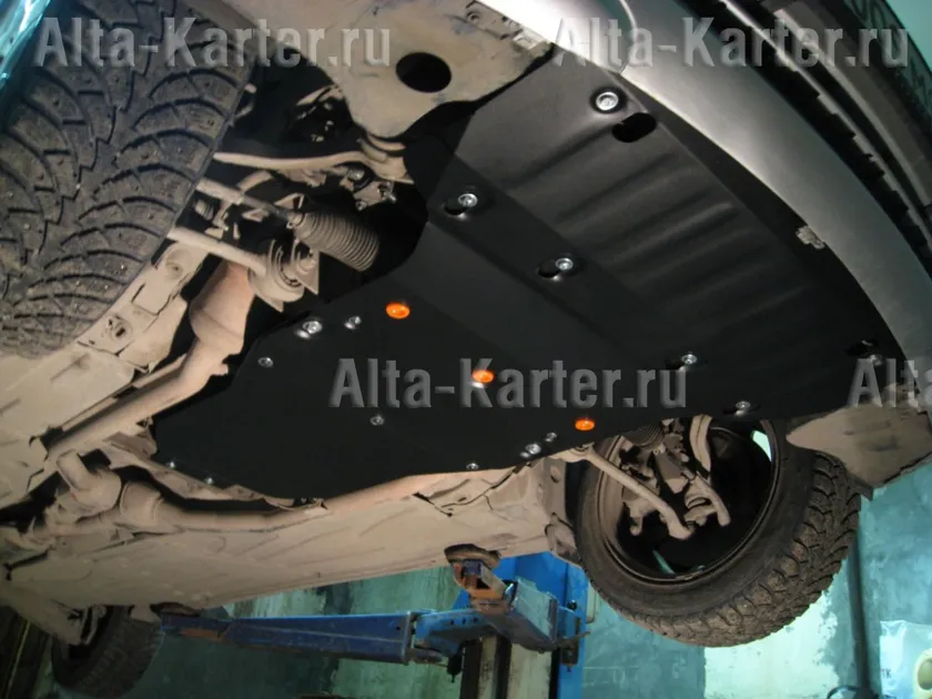 Защита алюминиевая Alfeco для картера и АКПП Mercedes-Benz С-Класс W203, С240 2000-2007