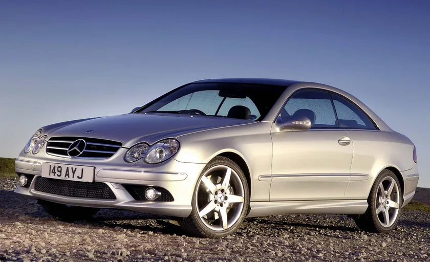 Защита алюминиевая Alfeco для КПП Mercedes-Benz CLK-Класс W209 2002-2010