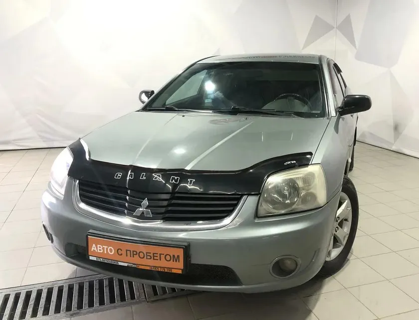 Дефлектор VT52 для капота Mitsubishi Galant IX до рестайлинга 2003-2008