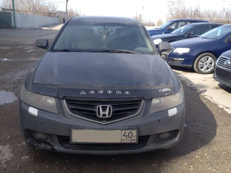 Дефлектор VT52 для капота Honda Accord VII седан 2002-2006