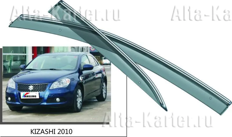 Дефлекторы Noble для окон Suzuki Kizashi 2009-2014