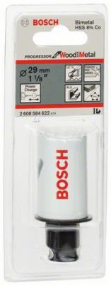 Коронка биметаллическая Progressor Bosch 2608584622, 29 мм