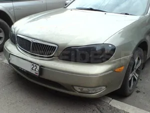 Защита SIM передних фар темная для Nissan Maxima QX 2000-2002