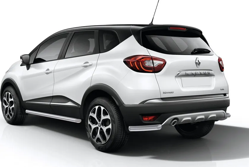 Защита Rival заднего бампера d57 уголки для Renault Kaptur I 2016-2020