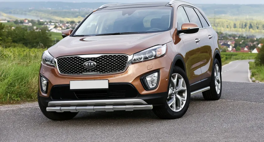 Защита Rival переднего бампера d57 усиленная для Kia Sorento III Prime 2015-2017