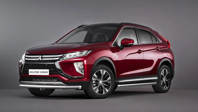 Защита Rival переднего бампера d57 для Mitsubishi Eclipse Cross I 2018-2020