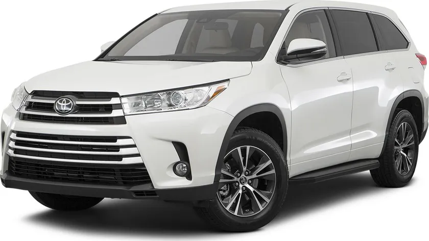 Пороги алюминиевые Rival Premium-Black для Toyota Highlander III 2014-2016