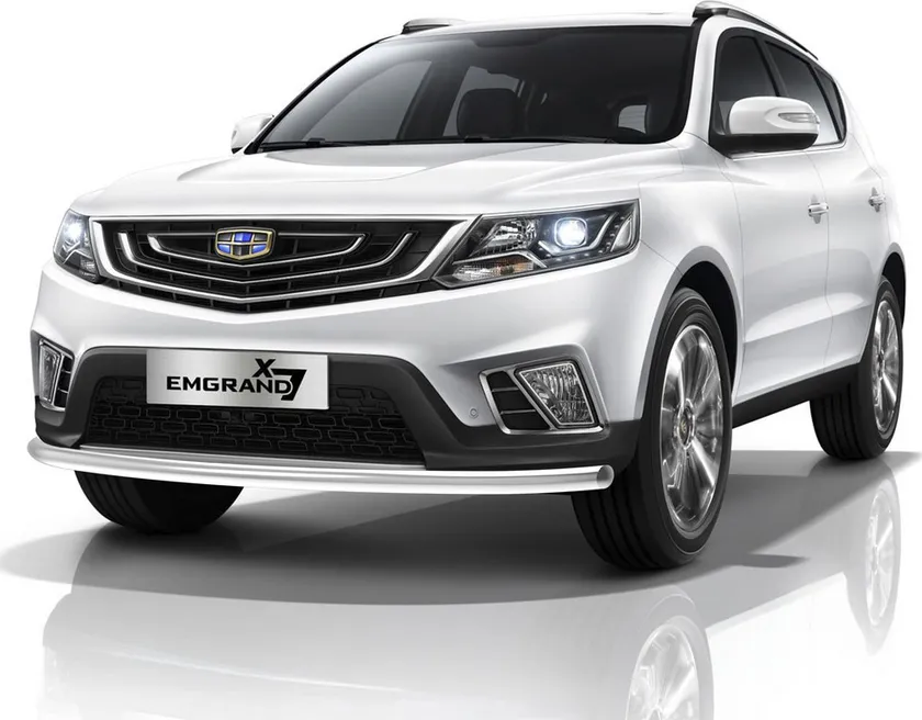 Защита Rival переднего бампера d57 для Geely Emgrand X7 I рестайлинг 2018-2020